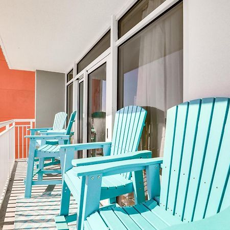 Oceanfront Condo With Huge Balcony Walk To Skywheel Myrtle Beach Bagian luar foto