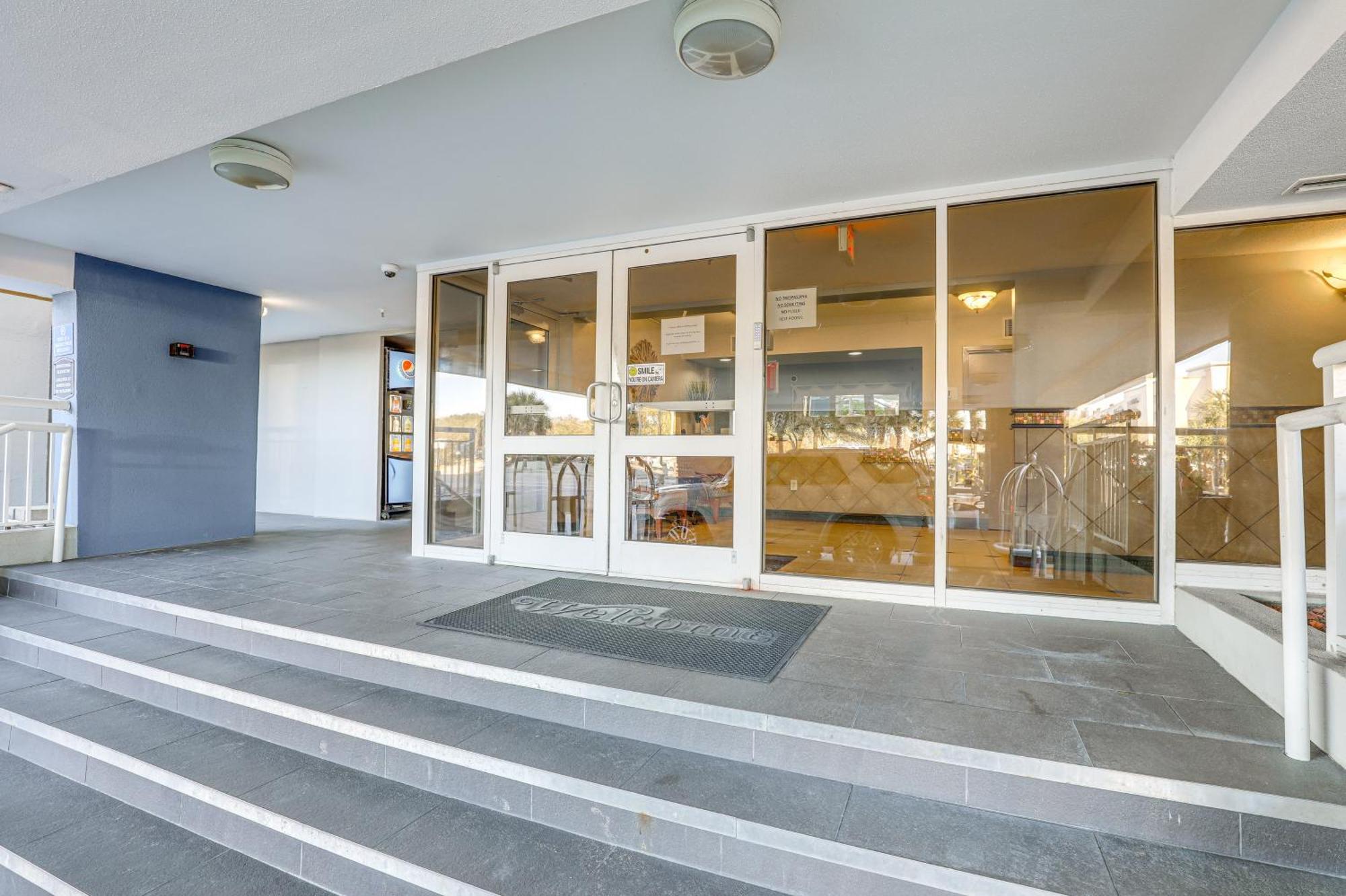 Oceanfront Condo With Huge Balcony Walk To Skywheel Myrtle Beach Bagian luar foto