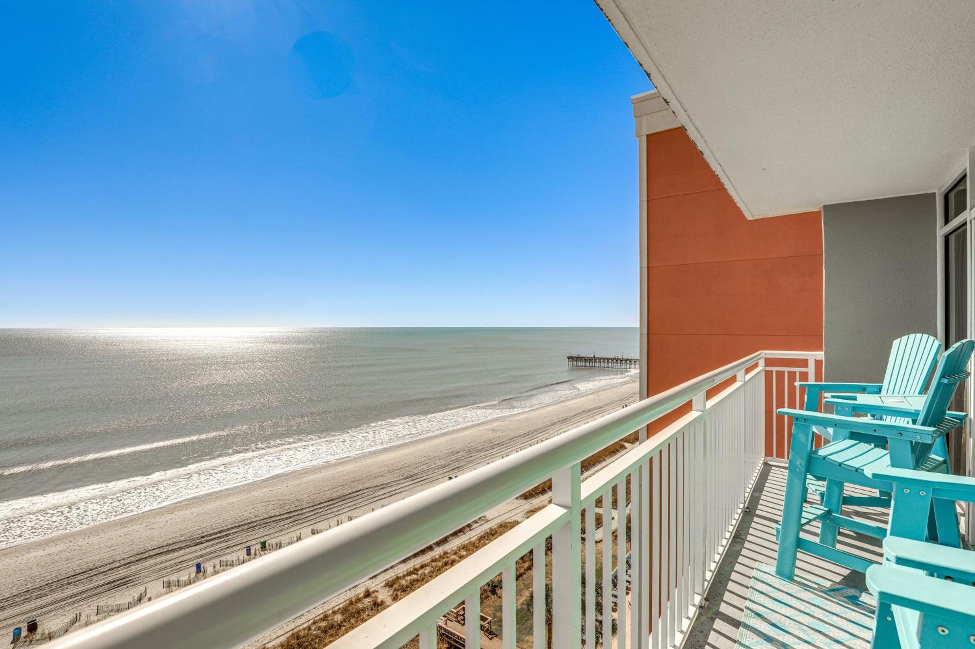 Oceanfront Condo With Huge Balcony Walk To Skywheel Myrtle Beach Bagian luar foto